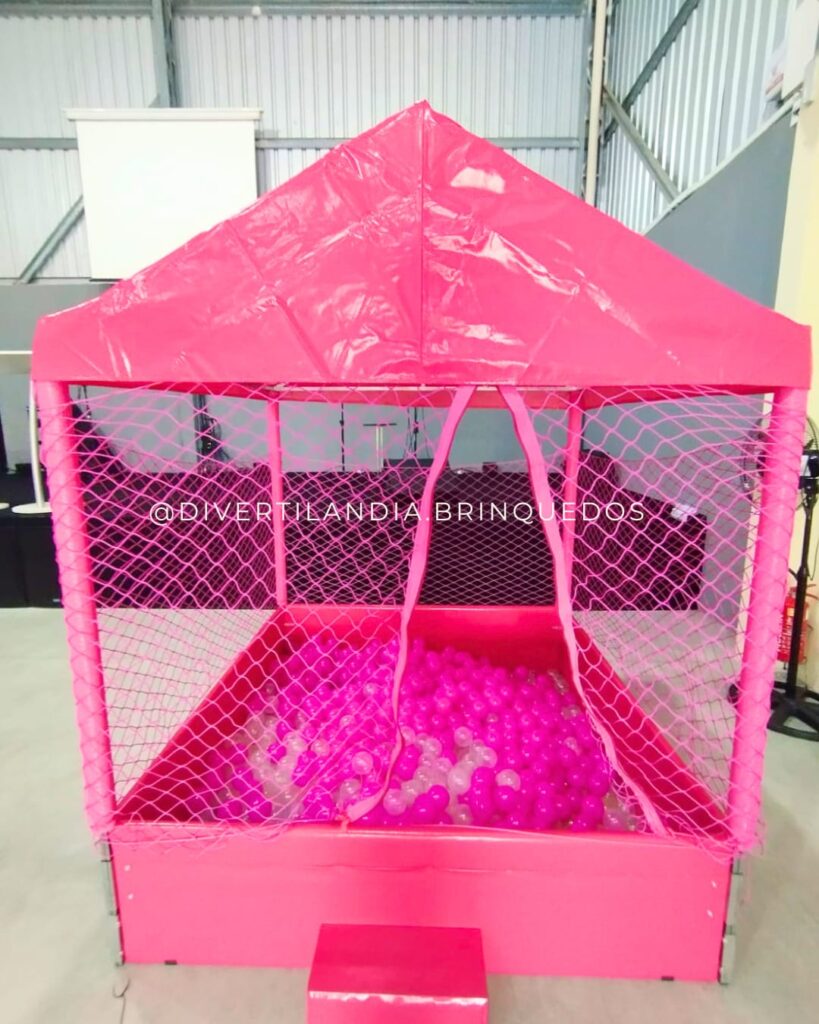 Aluguel Piscina de bolinhas Rosa